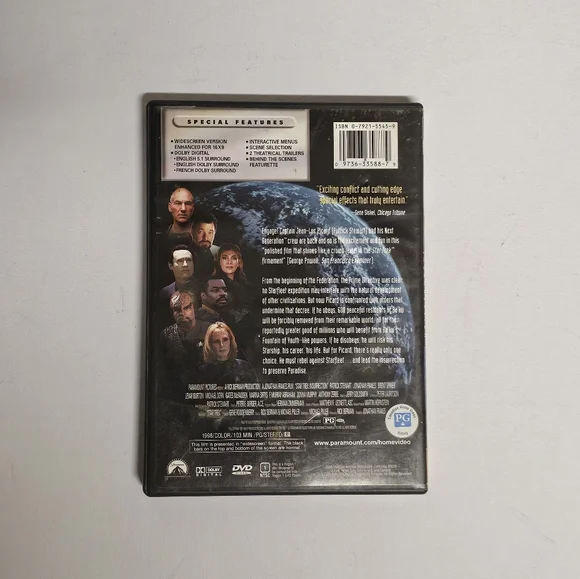 Star Trek Insurrection DVD - Picture 3 of 3